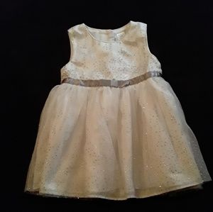 GEORGE  White and Silver Dress